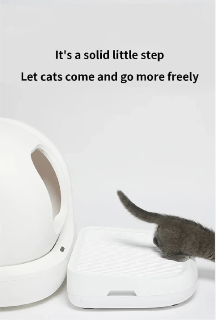 Easy-Clean Dual-Layer Cat Litter Sandbox