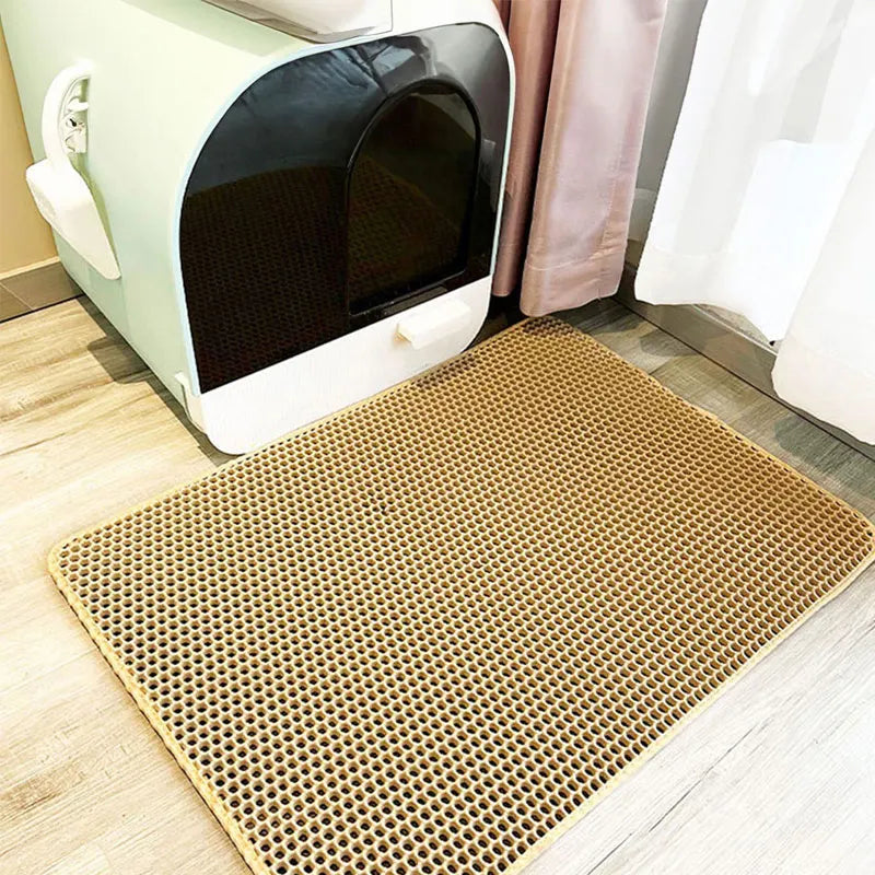 Pet Cat Litter Mat – Waterproof Double Layer