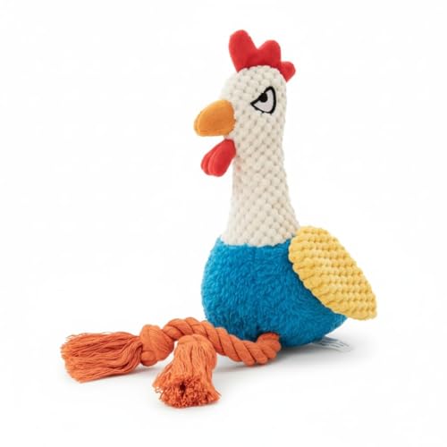 Praizen Plush Elephant Dog Chew Toy Cotton Rope Interactive