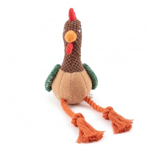 Praizen Plush Elephant Dog Chew Toy Cotton Rope Interactive