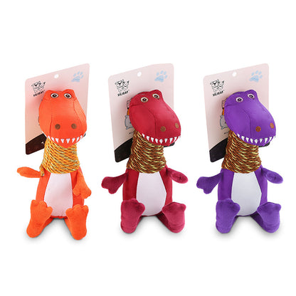 Praizen Dino Plush Squeaker Toy
