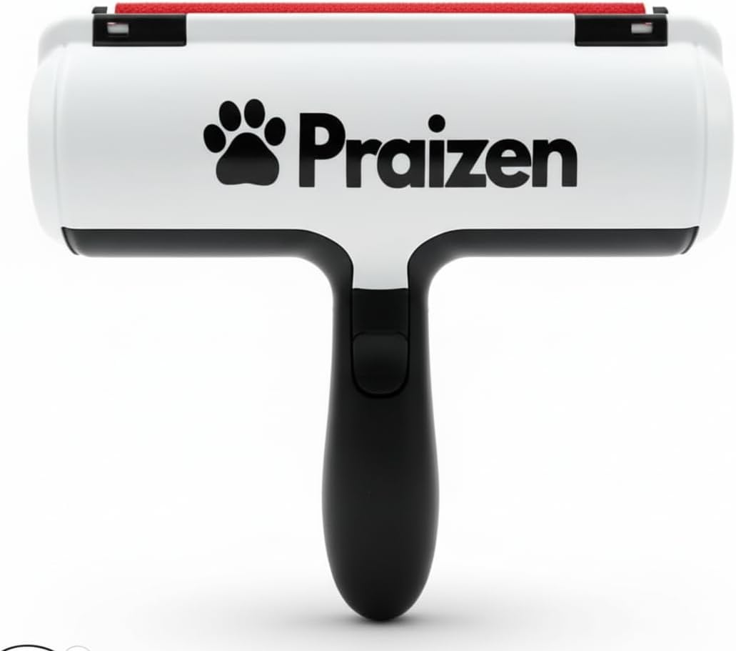 Praizen Reusable Pet Hair Remover Roller Black and White