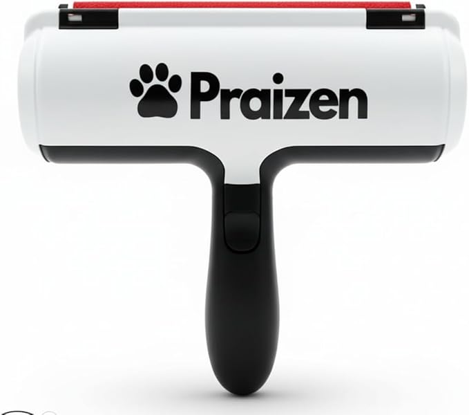 Praizen Reusable Pet Hair Remover Roller Black and White