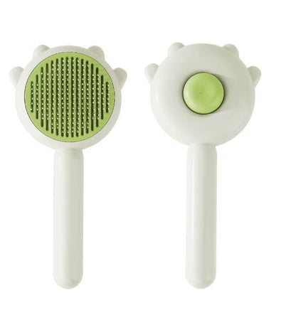 Generic Cat Ear Self-Cleaning Pet Grooming Brush For Dogs Cats