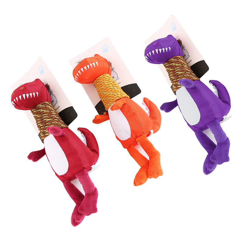Praizen Dino Plush Squeaker Toy