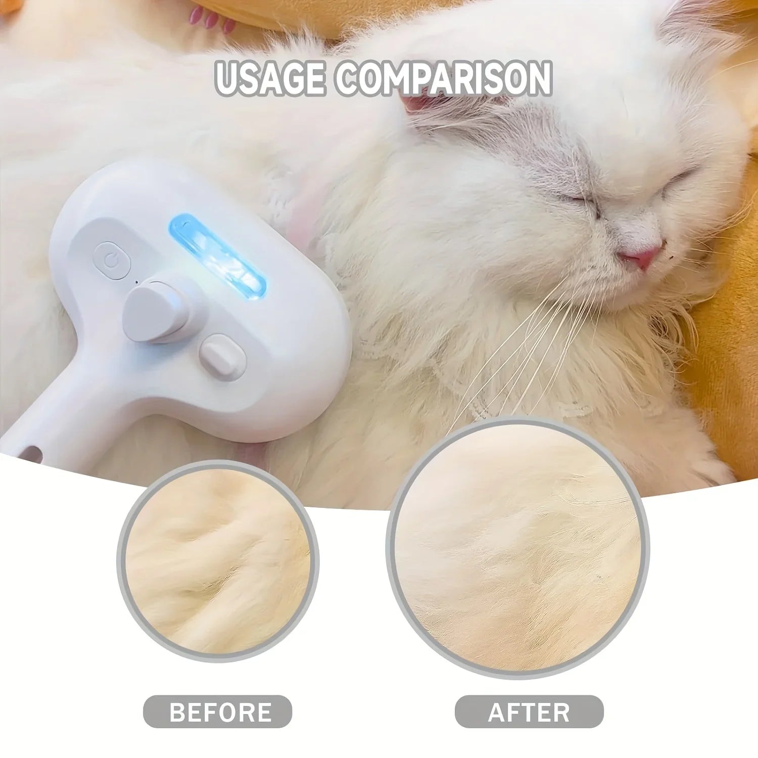 Pet Spray Hair Comb – Grooming Brush