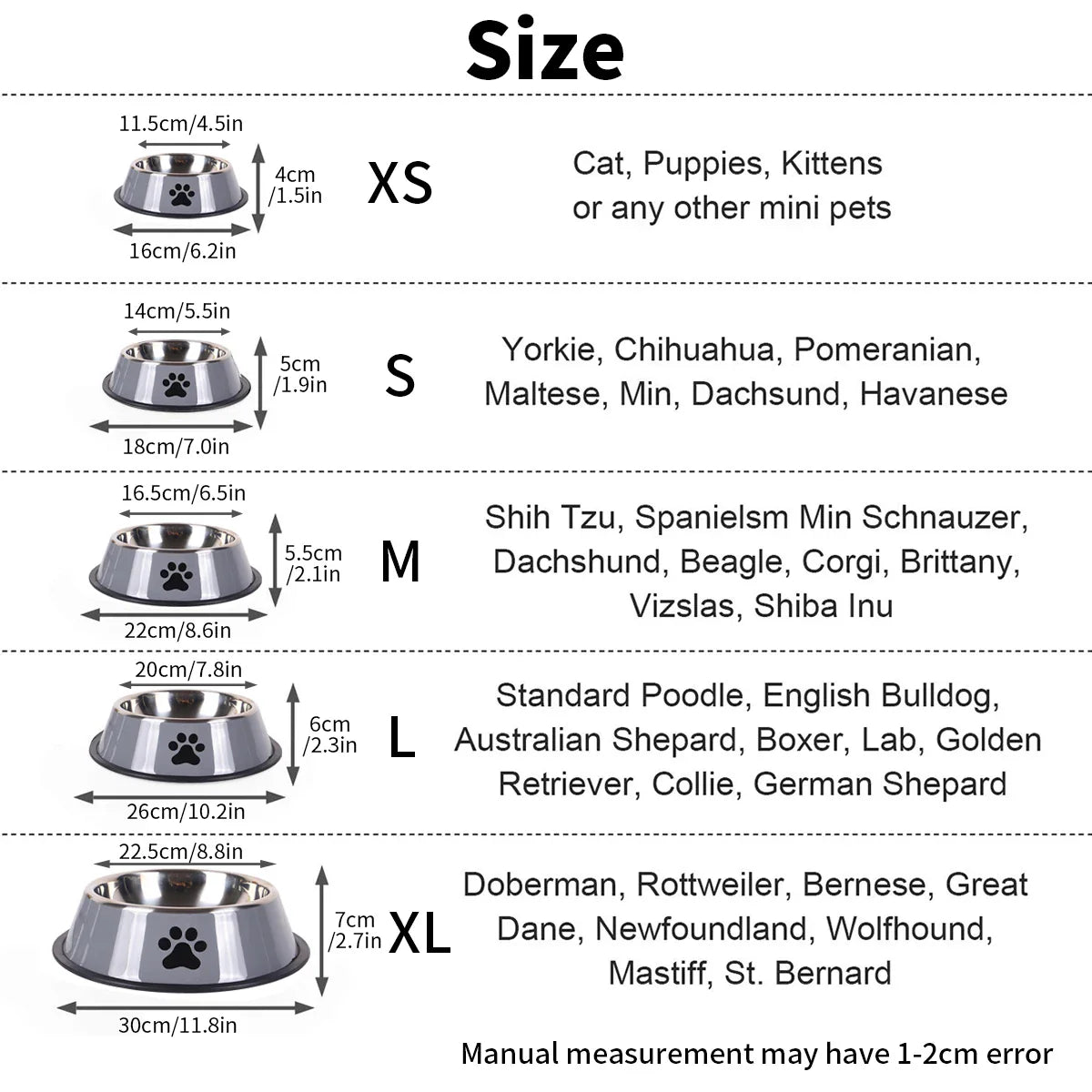 Stainless Steel Pet Bowl – Durable