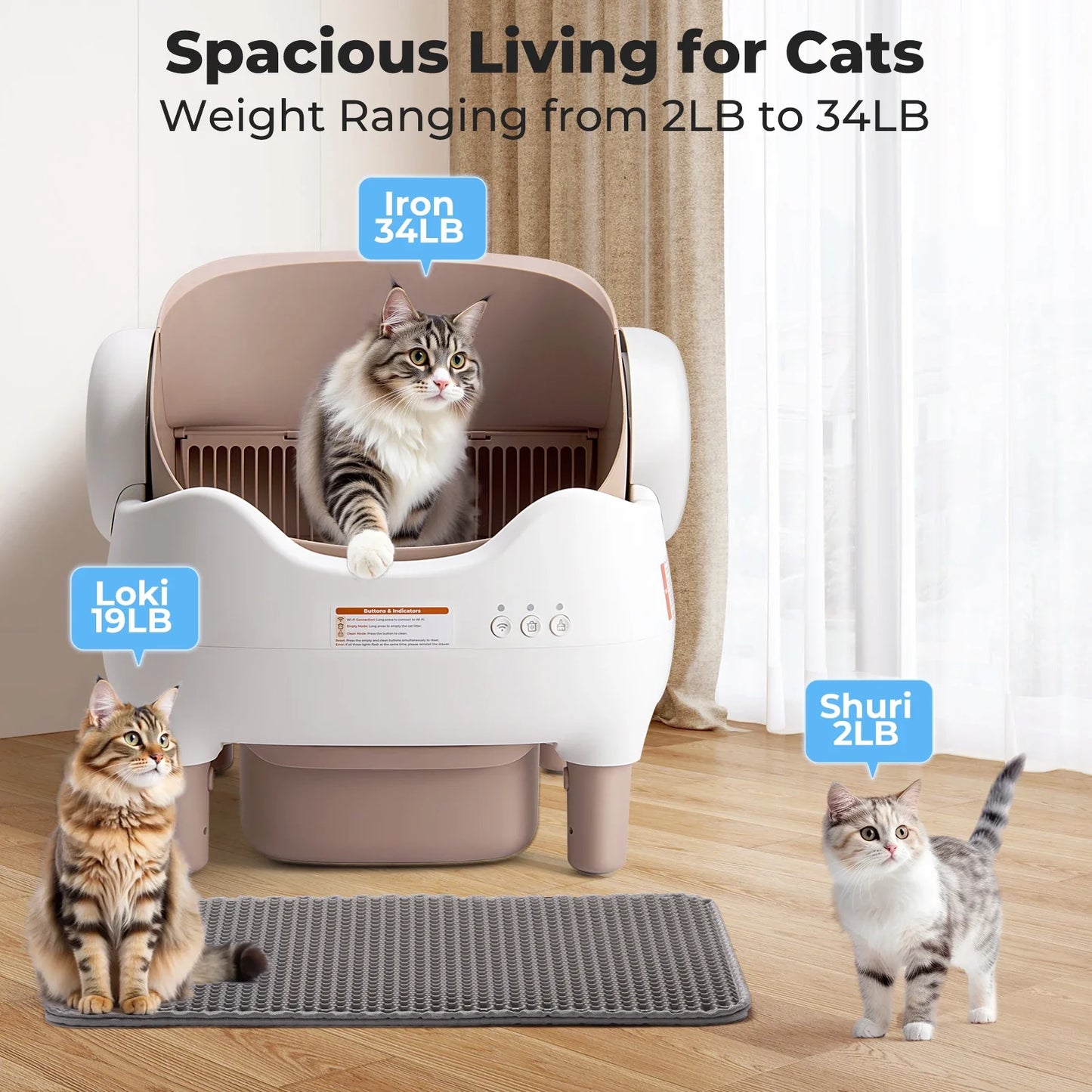 Self-Cleaning Cat Litter Box – Automatic, App-Controlled & Odor-Free