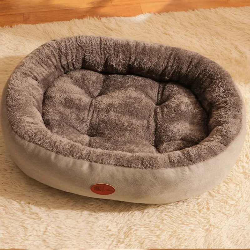 Cozy Pet Nest Bed - Soft Plush Dog Cat Bed for Small Medium Pets