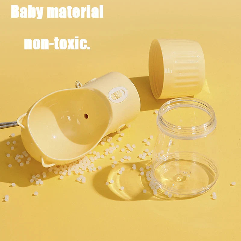 Portable Dog Water Bottle & Food Feeder