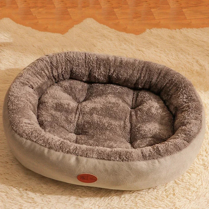 Cozy Pet Nest Bed - Soft Plush Dog Cat Bed for Small Medium Pets