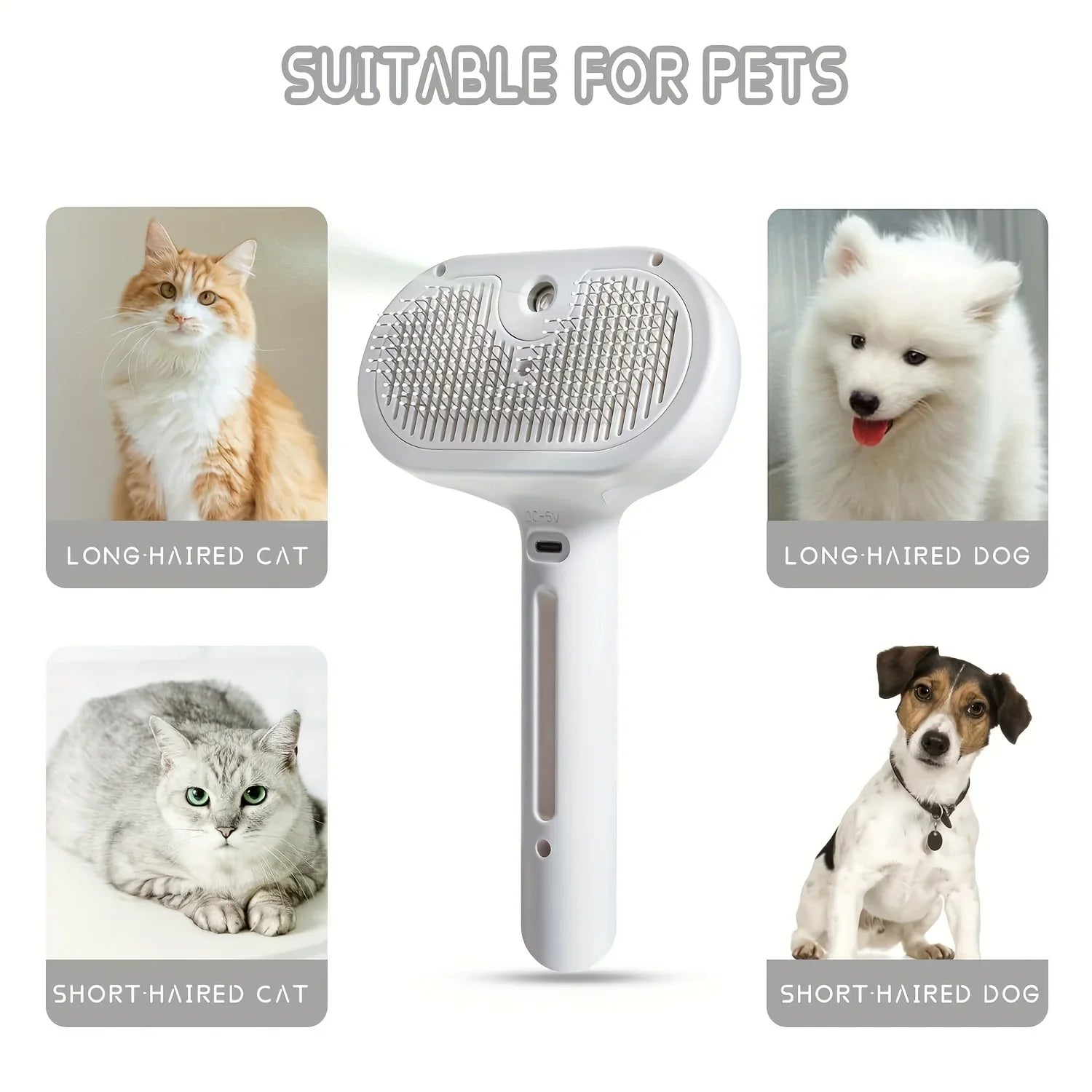 Pet Spray Hair Comb – Grooming Brush
