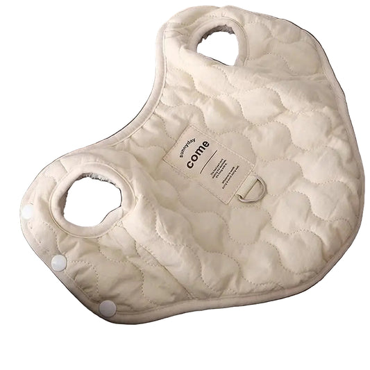 Winter Pet Coat for Small Dogs and Cats White