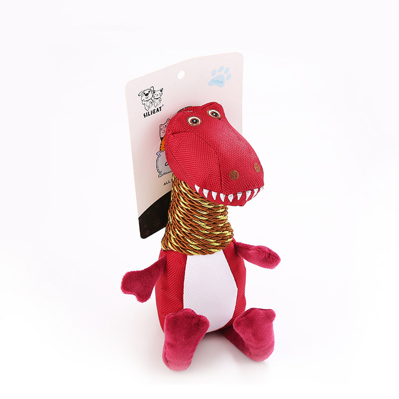 Praizen Dino Plush Squeaker Toy