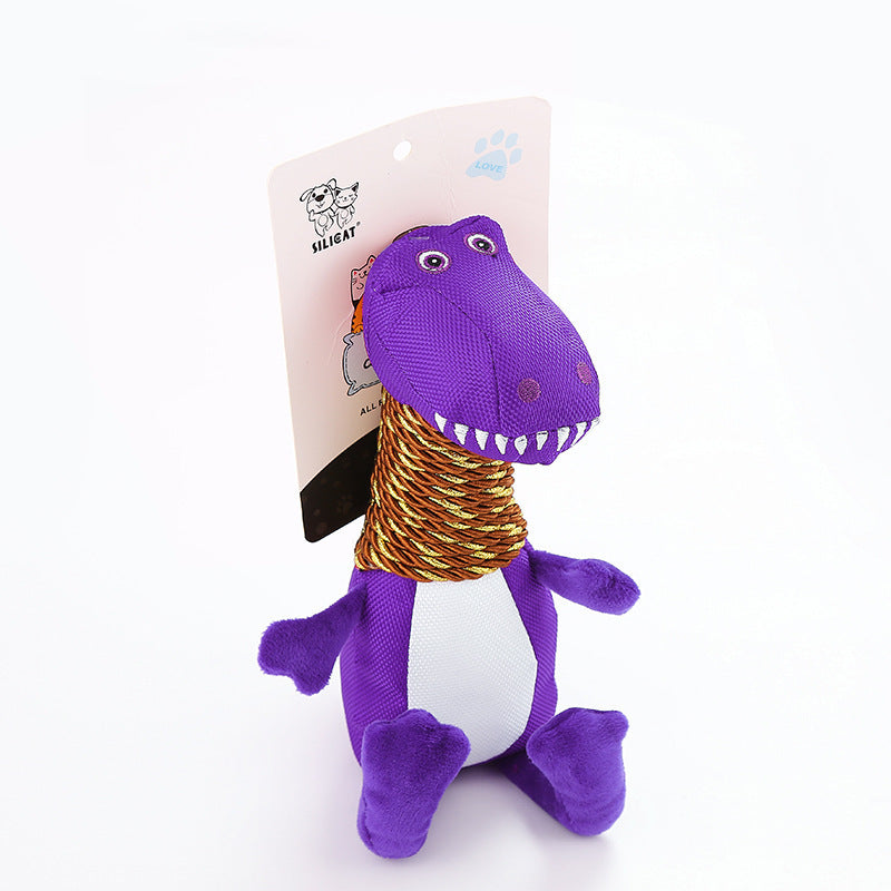 Praizen Dino Plush Squeaker Toy