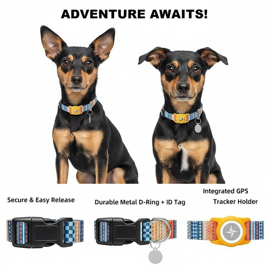 Stylish Airtag Pet Collar